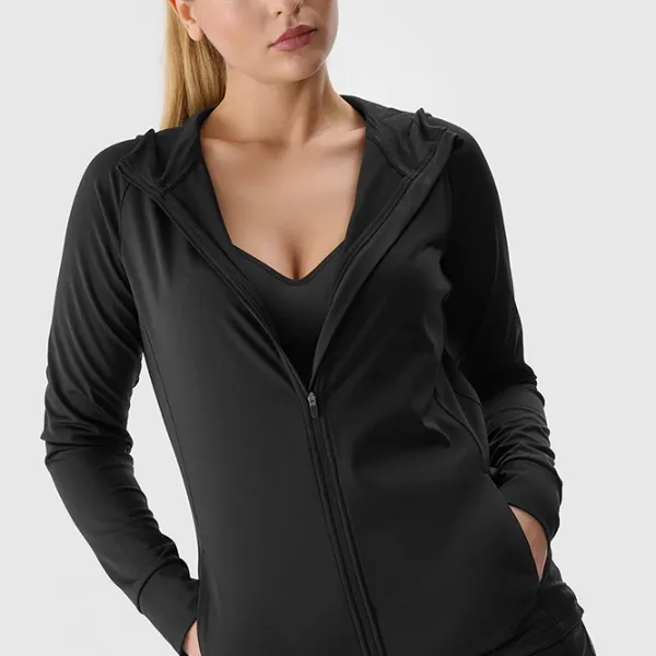 Jachetă sport pentru femei 4F 4FWSS24TFSWF270-20S L/ Black photo 2 Jachetă sport pentru femei 4F 4FWSS24TFSWF270-20S L/ Black photo 2