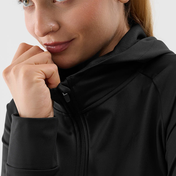 Jachetă sport pentru femei 4F 4FWSS24TFSWF270-20S L/ Black photo 4 Jachetă sport pentru femei 4F 4FWSS24TFSWF270-20S L/ Black photo 4