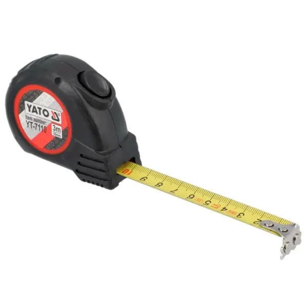 Рулетка Yato YT7110 3 м/ Черный photo 3