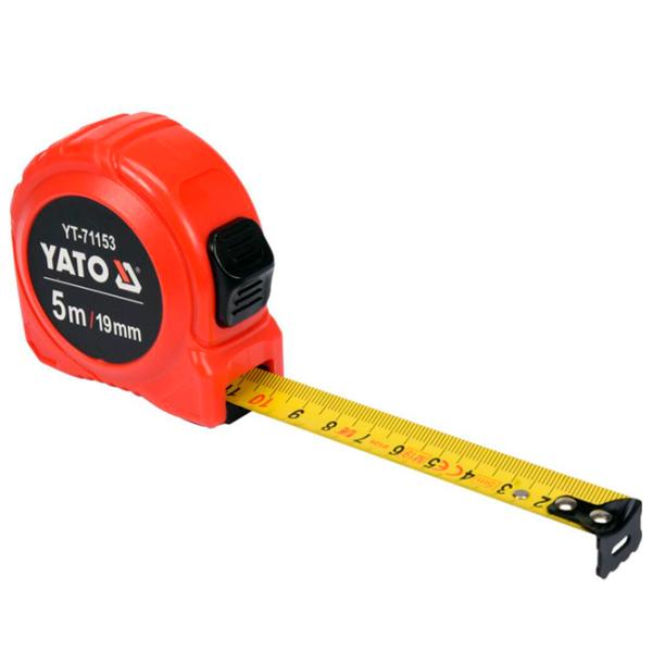 Рулетка Yato YT71153 5 м/ Красный photo 2