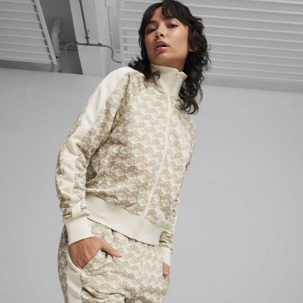 Jachetă sport pentru femei Puma T7 Aop Track Jacket Prairie Tan-AOP M/ Beige photo 3 Jachetă sport pentru femei Puma T7 Aop Track Jacket Prairie Tan-AOP M/ Beige photo 3