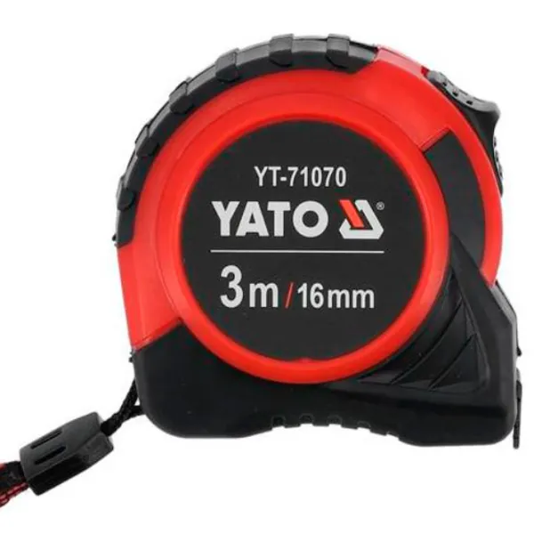 Рулетка Yato YT71070 3 м/ Красный photo 3