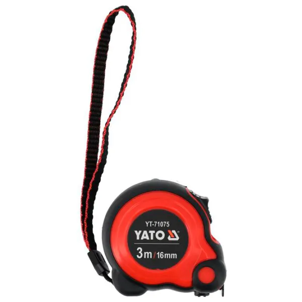 Рулетка Yato Ergonomic 3 м/ Красный photo 3 Рулетка Yato Ergonomic 3 м/ Красный photo 3