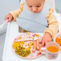 Слюнявчик BabyOno 0835/ 02 Классическая/ Силикон/ Синий photo 2
