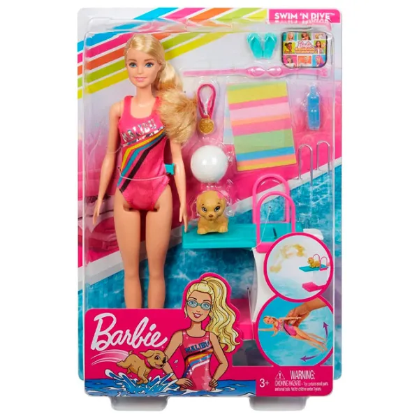 Набор Barbie Pool Training GHK23 модель/ 3+ photo 2