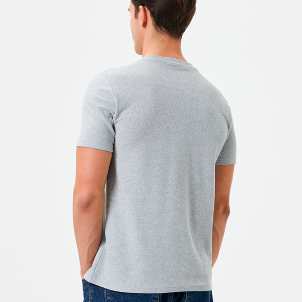 Tricou pentru bărbați Koton 4SAM10279HK 35% bumbac/ Grey photo 2