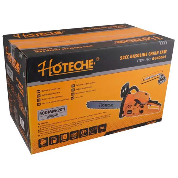 Цепная пила Hoteche G840005 бензиновая/ Желтый photo 5 Цепная пила Hoteche G840005 бензиновая/ Желтый photo 5