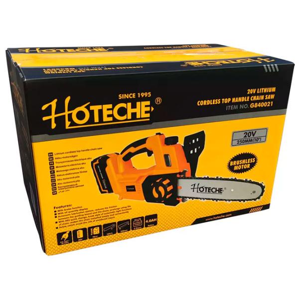 Fierăstrău cu lanţ Hoteche G840021 cu acumulator/ Yellow photo 6 Fierăstrău cu lanţ Hoteche G840021 cu acumulator/ Yellow photo 6