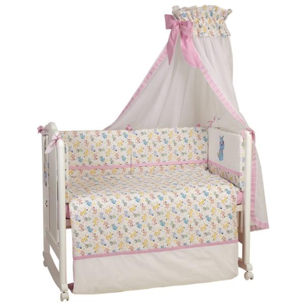 Детское постельное бельё Polini Kids 0002176-2 () Хлопок/ Розовый Белый photo 2 Детское постельное бельё Polini Kids 0002176-2 () Хлопок/ Розовый Белый photo 2