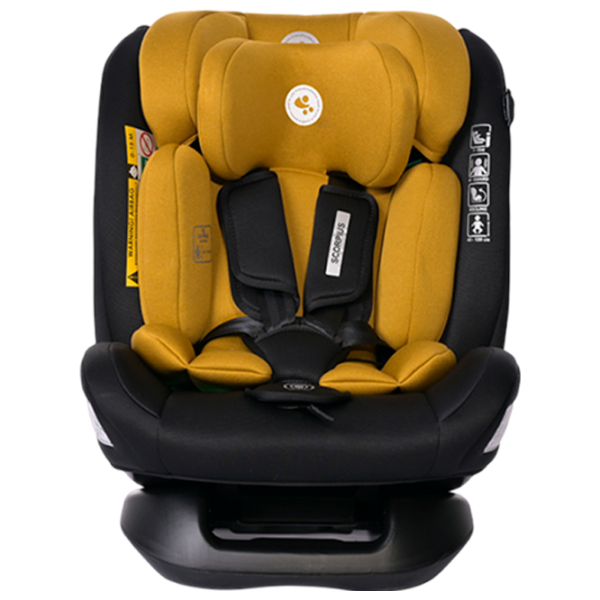 Scaun auto Lorelli Scorpius 0 luni - 12 ani/ 36 kg/ Yellow photo 2