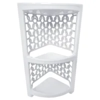 Raft pentru baie Polite P100/ AK058 Plastic/ White photo 2