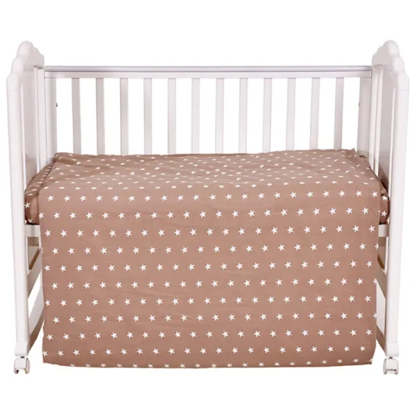 Детское постельное бельё Polini Kids Stars (0001858-6) Хлопок/ Бежевый Маккиато photo 2 Детское постельное бельё Polini Kids Stars (0001858-6) Хлопок/ Бежевый Маккиато photo 2
