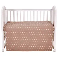 Детское постельное бельё Polini Kids Stars (0001858-6) Хлопок/ Бежевый Маккиато photo 2