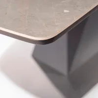 Masă de bucătărie extensibilă Signal Cortez Ceramic MDF/ Antracit photo 3