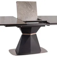 Masă de bucătărie extensibilă Signal Cortez Ceramic MDF/ Antracit photo 5