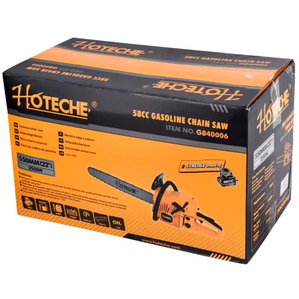 Цепная пила Hoteche G840006 бензиновая/ Желтый photo 6 Цепная пила Hoteche G840006 бензиновая/ Желтый photo 6