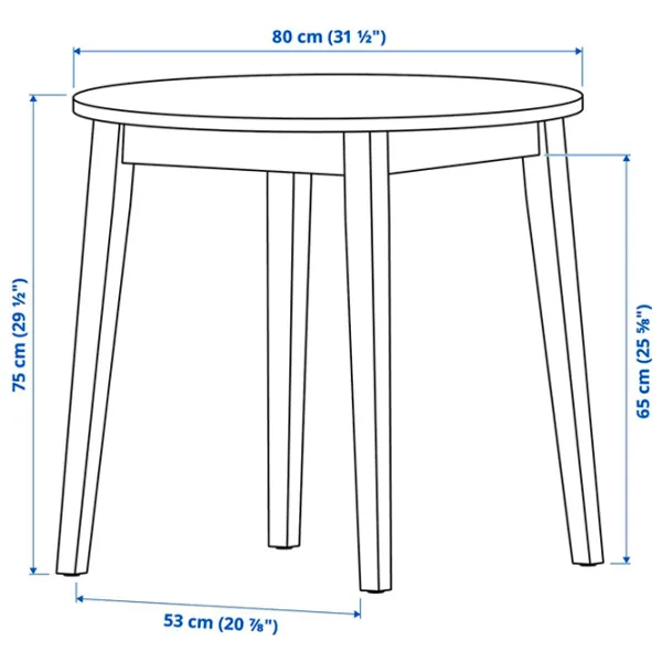 Masă de bucătărie Ikea Nackanas PAL/ Brown photo 8 Masă de bucătărie Ikea Nackanas PAL/ Brown photo 8
