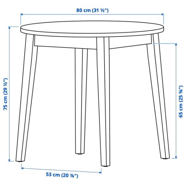 Masă de bucătărie Ikea Nackanas PAL/ Brown photo 8 Masă de bucătărie Ikea Nackanas PAL/ Brown photo 8