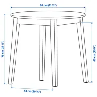 Masă de bucătărie Ikea Nackanas PAL/ Brown photo 8
