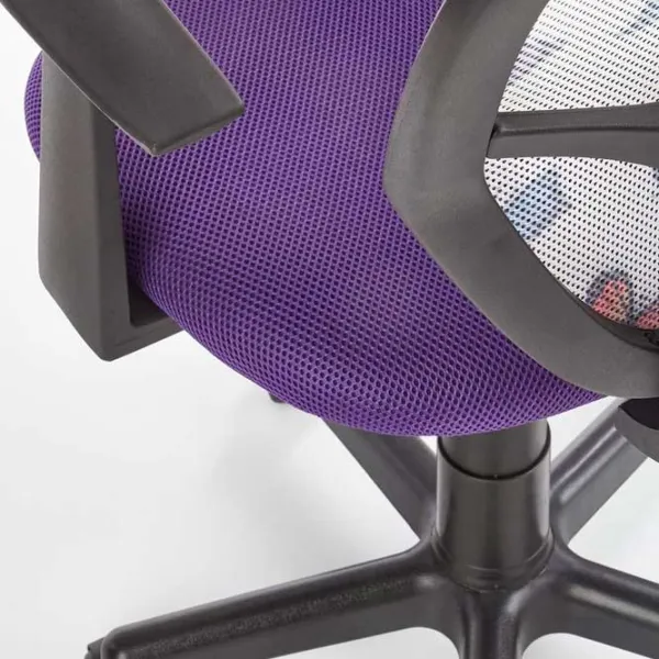 Офисное кресло Halmar Spiker Ткань, акриловая сетка/ Пурпурный photo 4