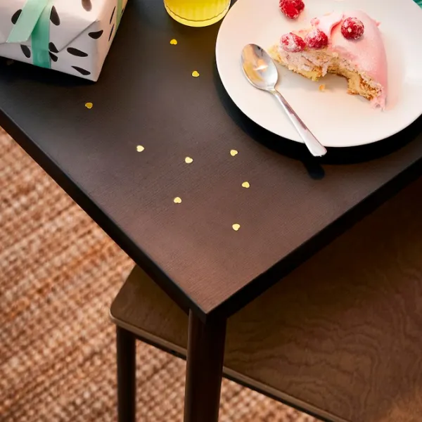 Кухонный стол Ikea Sandsberg ДСП/ Black photo 5