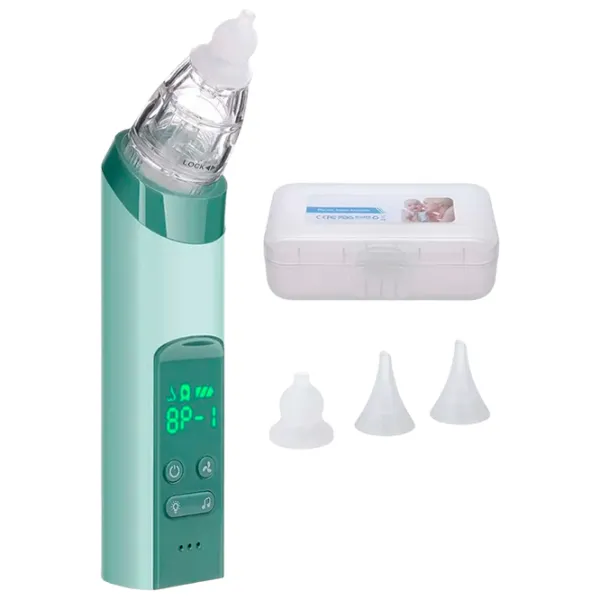 Назальный аспиратор LANTONKIN Electric Nasal Aspirator & Blackhead Remover 700 мАч / Серый photo 5