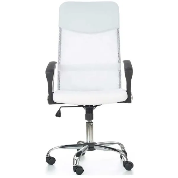 Fotoliu de birou Halmar Vire Plasă acrilică, piele artificială/ White photo 2 Fotoliu de birou Halmar Vire Plasă acrilică, piele artificială/ White photo 2