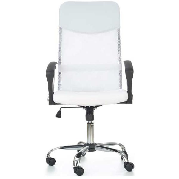 Fotoliu de birou Halmar Vire Plasă acrilică, piele artificială/ White photo 2 Fotoliu de birou Halmar Vire Plasă acrilică, piele artificială/ White photo 2
