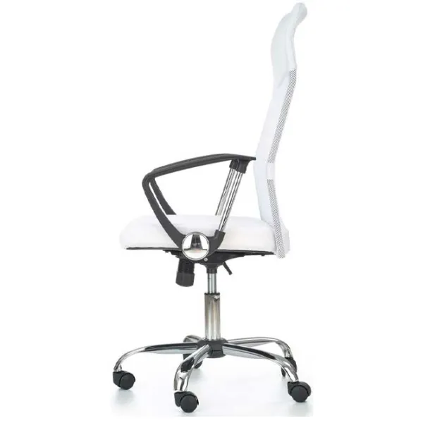 Fotoliu de birou Halmar Vire Plasă acrilică, piele artificială/ White photo 3 Fotoliu de birou Halmar Vire Plasă acrilică, piele artificială/ White photo 3