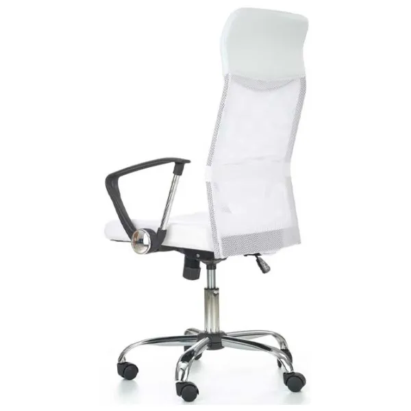Fotoliu de birou Halmar Vire Plasă acrilică, piele artificială/ White photo 4 Fotoliu de birou Halmar Vire Plasă acrilică, piele artificială/ White photo 4