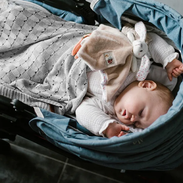Одеяло BabyOno 1479/ 02 Хлопок/ Серый photo 2