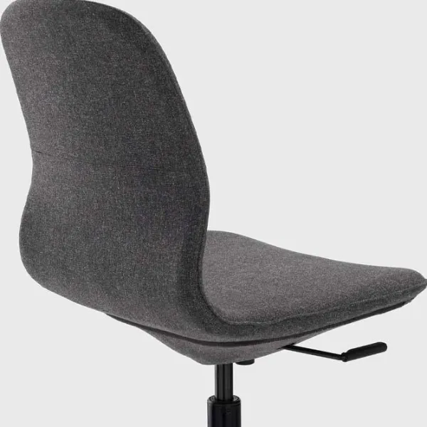 Fotoliu de birou Ikea Langfjall Poliester/ Gray Black photo 2 Fotoliu de birou Ikea Langfjall Poliester/ Gray Black photo 2