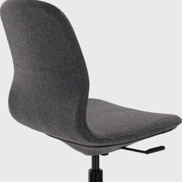 Fotoliu de birou Ikea Langfjall Poliester/ Gray Black photo 2 Fotoliu de birou Ikea Langfjall Poliester/ Gray Black photo 2