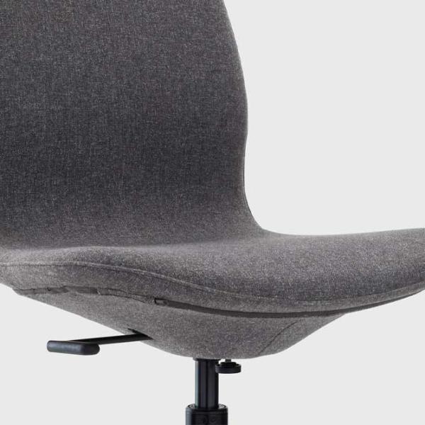 Fotoliu de birou Ikea Langfjall Poliester/ Gray Black photo 3 Fotoliu de birou Ikea Langfjall Poliester/ Gray Black photo 3
