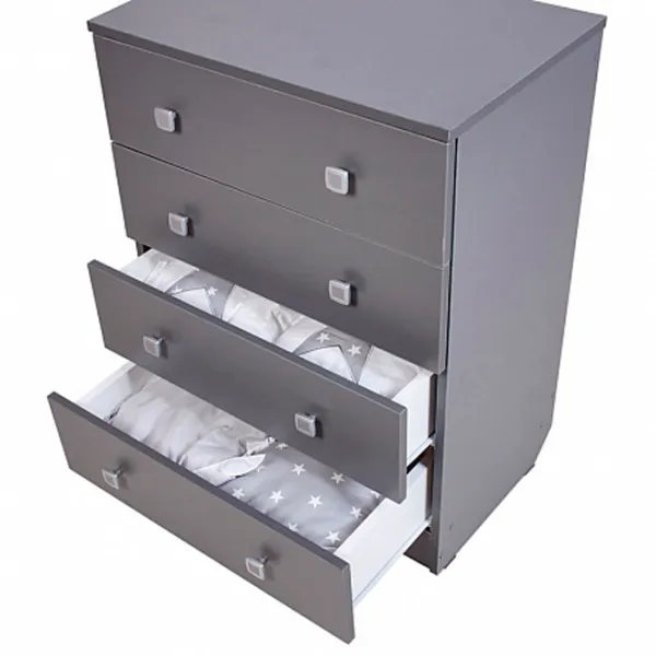 Комод Polini Kids Simple 79.2см x 38см x 60.4см/ ЛДСП/ Серый photo 5