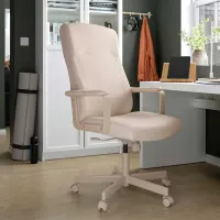 Офисное кресло Ikea Millberget Искусственная кожа/ Бежевый photo 3