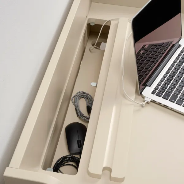 Masă de birou Ikea Lommarp 90x54 MDF/ Beige photo 5