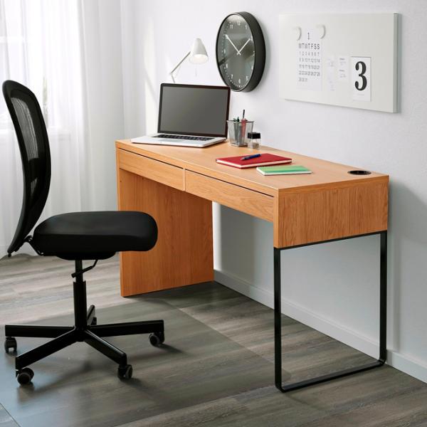 Masă de birou Ikea Micke 142x50 PAL/ Brown photo 2 Masă de birou Ikea Micke 142x50 PAL/ Brown photo 2