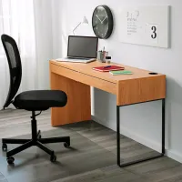 Офисный стол Ikea Micke 142x50 ДСП/ Коричневый photo 2