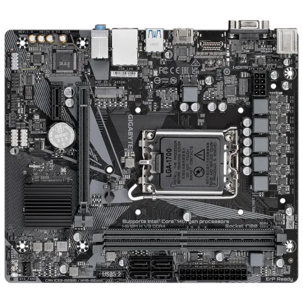 Placă de bază Gigabyte H610M H V3 mATX/ Intel H610M photo 2