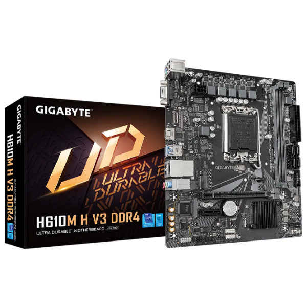 Placă de bază Gigabyte H610M H V3 mATX/ Intel H610M photo 5