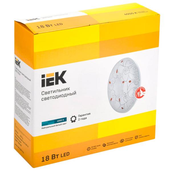 Plafonieră IEK ДПБ 2004 340 mm/ Oțel photo 2 Plafonieră IEK ДПБ 2004 340 mm/ Oțel photo 2