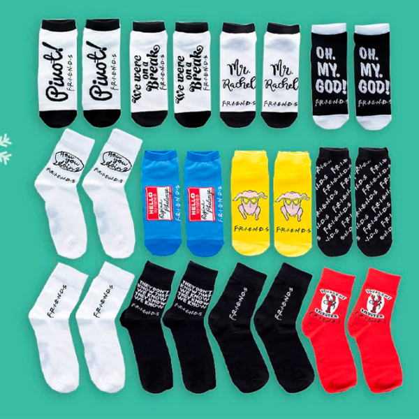 Articol Fun Paladone Sock Advent Calendar PP9158FR Friends/ Multicolor photo 2