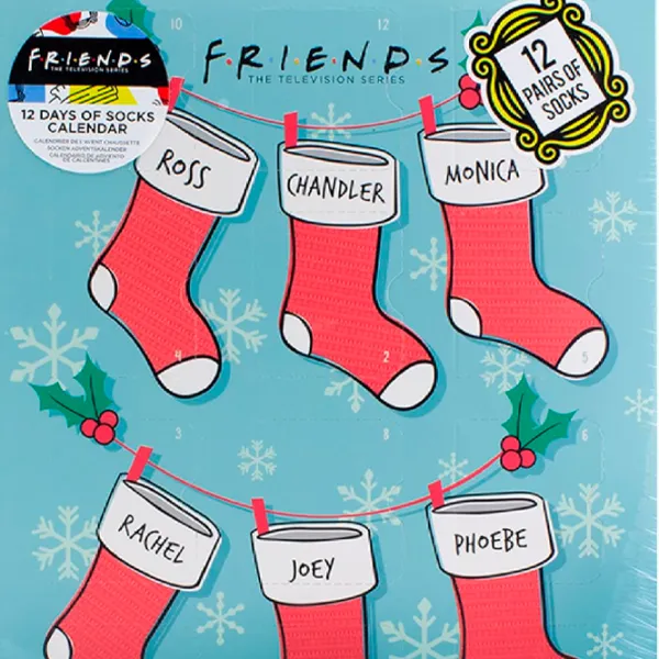Articol Fun Paladone Sock Advent Calendar PP9158FR Friends/ Multicolor photo 3