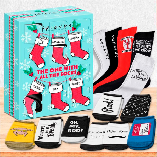 Articol Fun Paladone Sock Advent Calendar PP9158FR Friends/ Multicolor photo 4