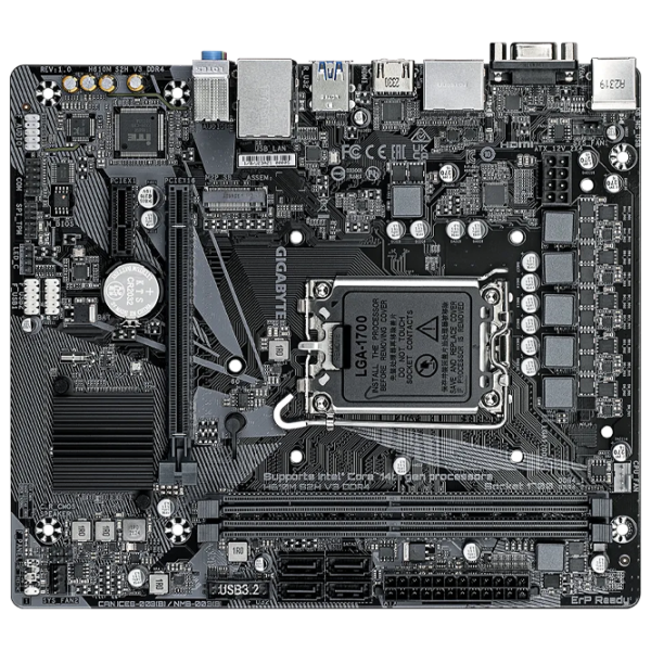 Материнская плата Gigabyte H610M S2H V3 mATX/ Intel H610M photo 3