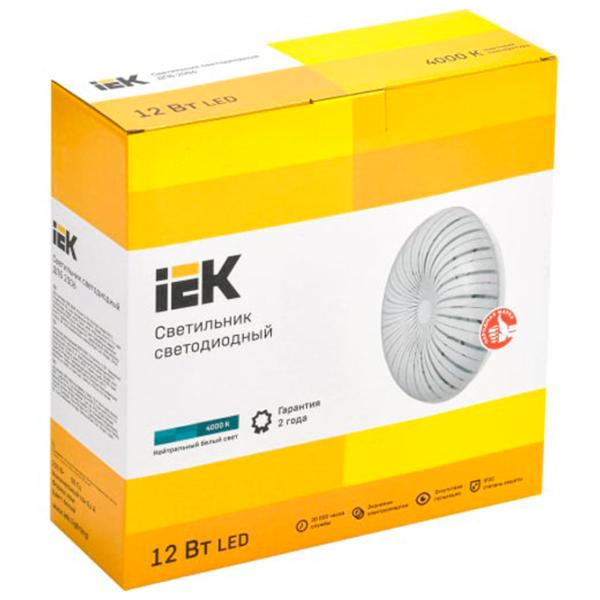 Plafonieră IEK LDPB0-2006-12-4000-K01 260 mm/ Oțel photo 2 Plafonieră IEK LDPB0-2006-12-4000-K01 260 mm/ Oțel photo 2