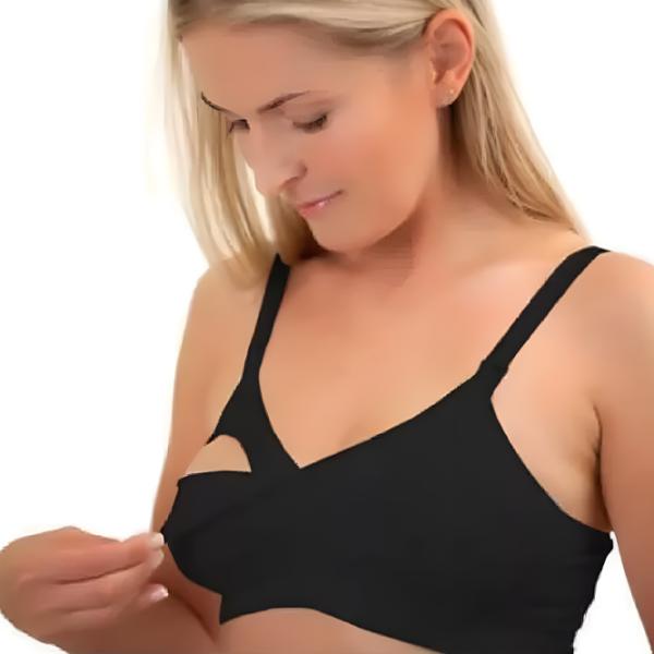 Бюстгальтер для кормящих мам
BabyOno 0585/ 05 70 - 75 см/ Полиамид, эластан/ Черный photo 4