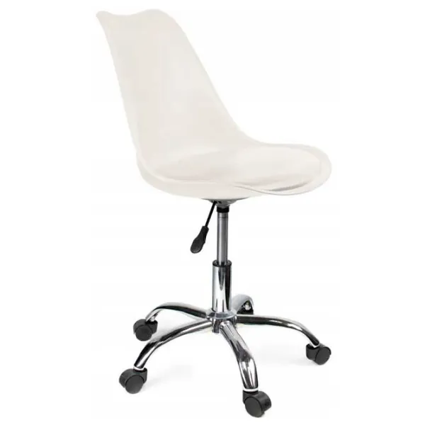 Fotoliu de birou Jumi IGER CM-910348 Piele artificială/ White photo 2 Fotoliu de birou Jumi IGER CM-910348 Piele artificială/ White photo 2