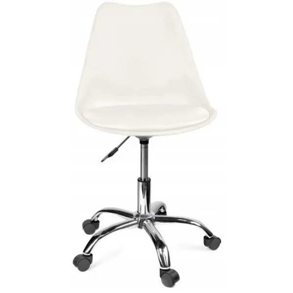Fotoliu de birou Jumi IGER CM-910348 Piele artificială/ White photo 3 Fotoliu de birou Jumi IGER CM-910348 Piele artificială/ White photo 3